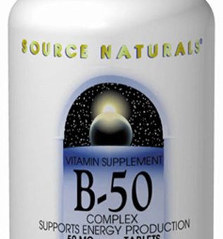 SOURCE NATURALS - Vitamin B-50 Complex 50 mg - 50 Tablets Online Hot Sale