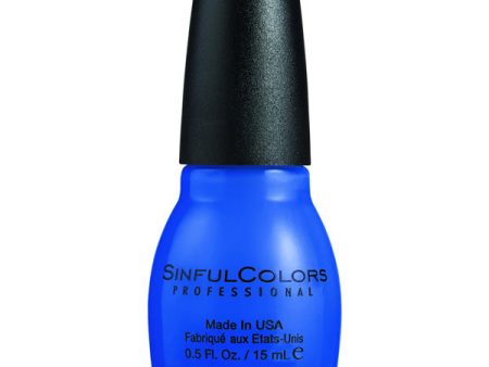 SINFULCOLORS -  Professional Nail Polish #1052 Endless Blue - 0.5 fl. oz. (15 ml) For Sale