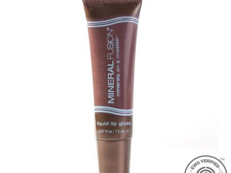 MINERAL FUSION - Liquid Lip Gloss Sensitive Brick  - 0.37 fl. oz. (11 ml) Hot on Sale