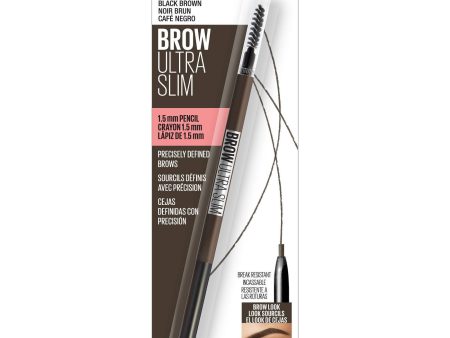 MAYBELLINE - Brow Ultra Slim Defining Eyebrow Pencil Black Brown - 0.003 oz (90 mg) Cheap