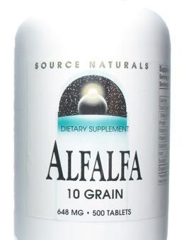 SOURCE NATURALS - Alfalfa - 500 Tablets Discount