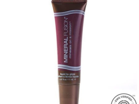 MINERAL FUSION - Liquid Lip Gloss Heat - Berry  - 0.37 fl. oz. (11 ml) Supply