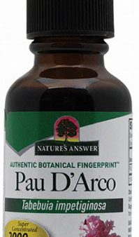 NATURE S ANSWER - Pau dArco Inner Bark Extract - 1 fl. oz. (30 ml) Supply