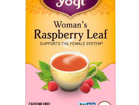 YOGI TEA - Womans Raspberry Leaf Tea - 16 Tea Bags For Discount