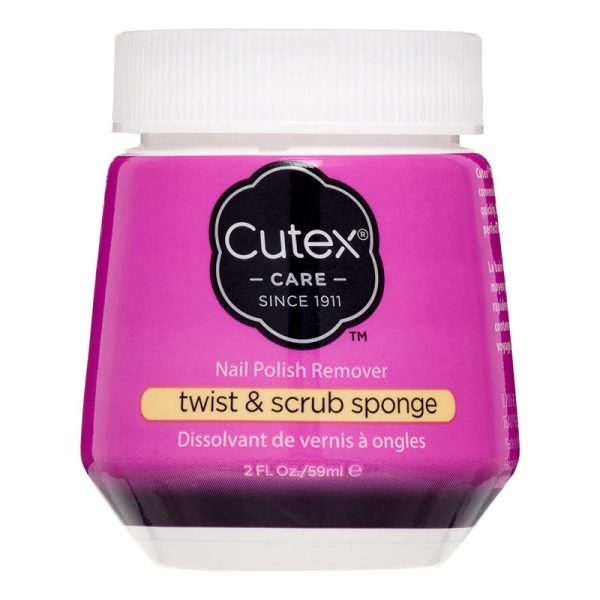 REVLON - Cutex Nail Polish Remover Twist & Scrub Sponge - 2 fl. oz. (59 ml) For Discount