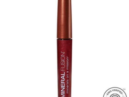 MINERAL FUSION - Lip Gloss Scarlet Cherry Red - 0.135 fl. oz. (4 ml) Online Hot Sale