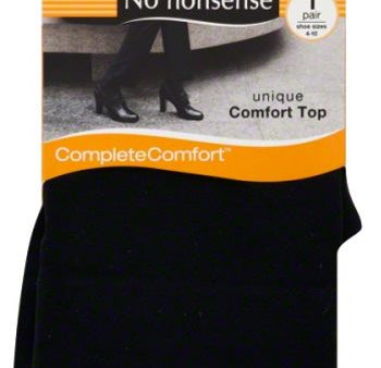 NO NONSENSE - Silky Opaque Trouser Socks Black - 1 Pair Supply