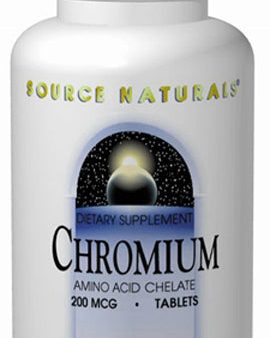 SOURCE NATURALS - Chromium 200 mcg - 100 Tablets Online