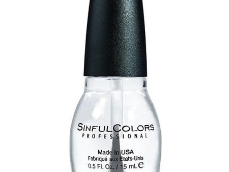 SINFULCOLORS - Nail Polish Enamel Clear Coat - 0.5 fl. oz. (15 ml) For Discount