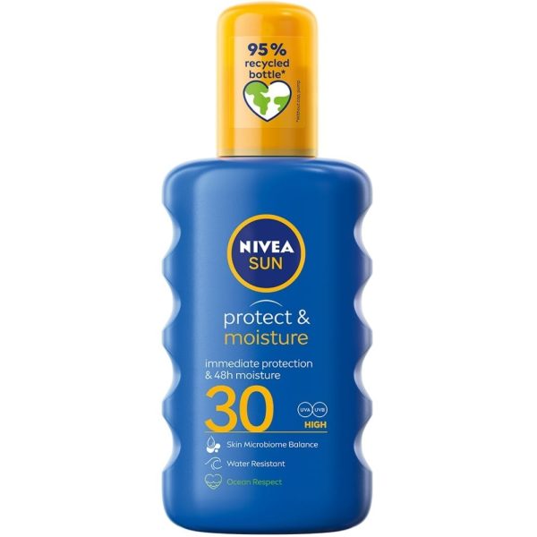 Nivea Sun Protect & Moisture Sun Cream Spray SPF30 200ml Cheap