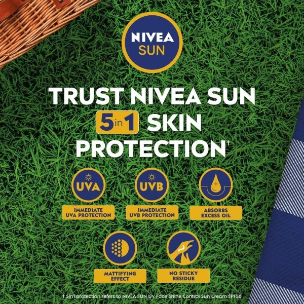 Nivea Sun UV Face Sensitive Sun Allergy Protection SPF50 50ml Supply