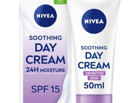 Nivea 24H Soothing Moisture Day Cream SPF15 50ml Online