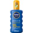 Nivea Sun Protect & Moisture Sun Cream Spray SPF15 200ml Online Hot Sale