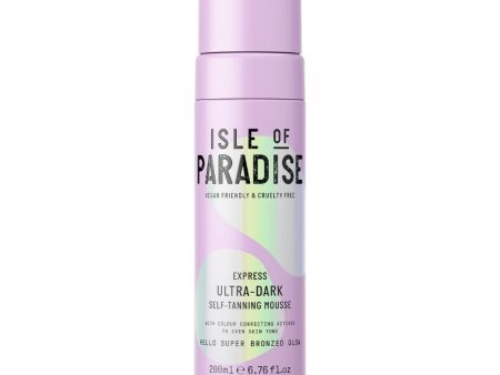 Isle Of Paradise Express Self-Tanning Mousse Ultra-Dark 200ml For Cheap