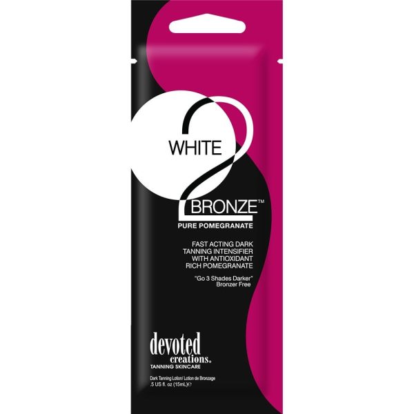 Devoted Creations White2Bronze Pure Pomegranate Dark Intensifier Tanning Accelerator Sachet 15ml Online