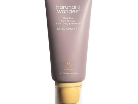 Haruharu Wonder Black Rice Pure Mineral Relief Daily Sunscreen PA++++ SPF50+ 50ml Online Hot Sale