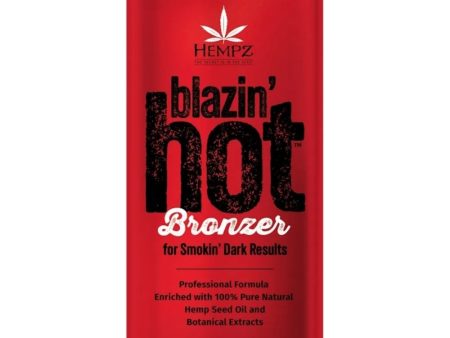 Hempz Tanning Blazin Hot Tingle Bronzer Tanning Accelerator Lotion Sachet 15ml Online Hot Sale