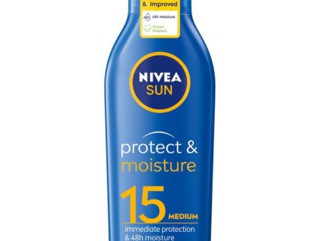 Nivea Sun Protect & Moisture Lotion SPF15 200ml Discount