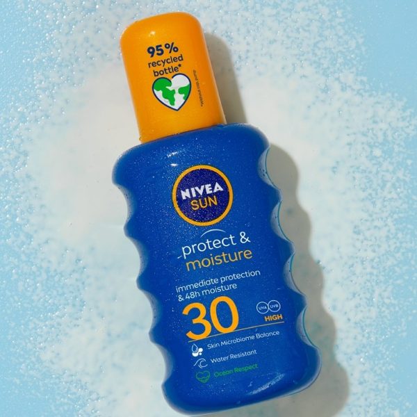 Nivea Sun Protect & Moisture Sun Cream Spray SPF30 200ml Cheap