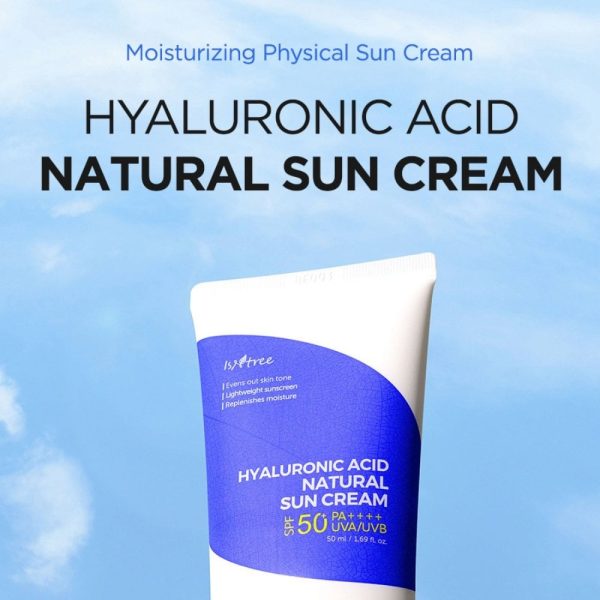 Isntree Hyaluronic Acid Natural Sun Cream PA++++ SPF50+ 50ml Online