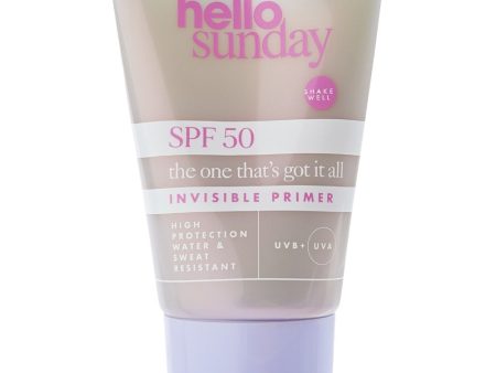 Hello Sunday The One That s Got It All Invisible Primer SPF50 50ml For Discount