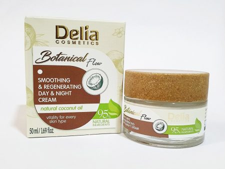 DELIA BOTANICAL FLOW SMOOTHING & REGENERATING DAY & NIGHT CREAM 50 ML For Cheap