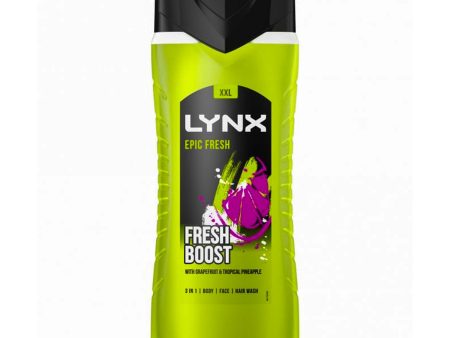 Lynx Epic Fresh Grapefruit & Tropical Pineapple Scent Shower Gel 500ml Online