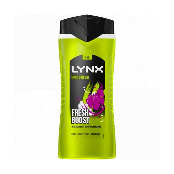 Lynx Epic Fresh Grapefruit & Tropical Pineapple Scent Shower Gel 500ml Online