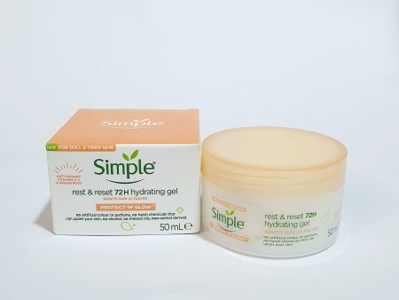 SIMPLE REST AND RESET 72 HOUR HYDRATING GEL 50ML on Sale