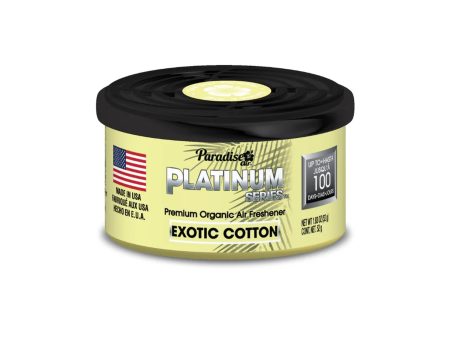 Paradise Air Platinum Series Can Exotic Cotton Air Freshener Discount