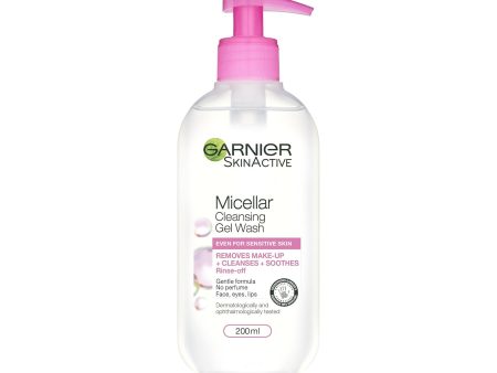 Garnier Micellar Gel Face Wash For Sensitive Skin 200ml Online Sale