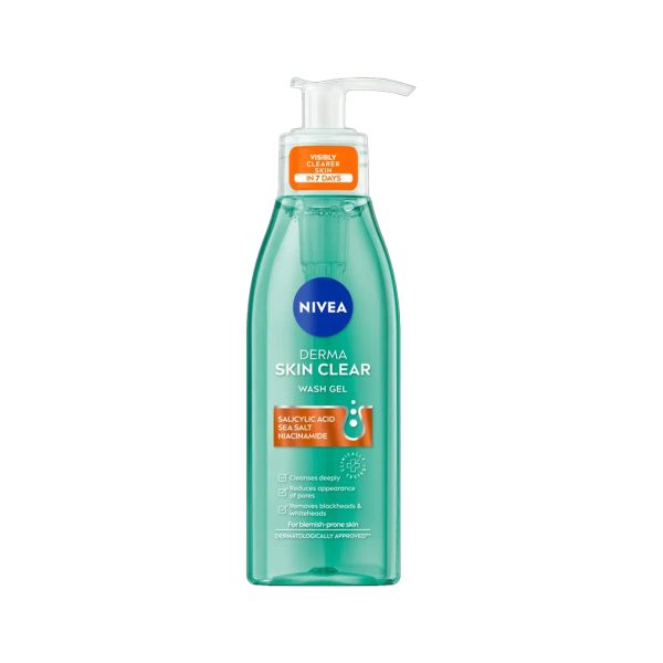 Nivea Derma Skin Clear Wash Gel - Blemish-Prone Skin 150ml Online