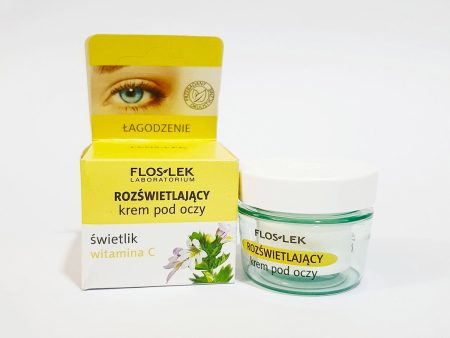 FLOSLEK RELIEF BRIGHTENING EYE CREAM 15 ML For Cheap