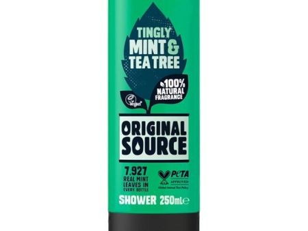 ORIGINAL SOURCE TINGLY MINT & TEA TREE SHOWER GEL 250 ML Sale