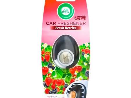 Airwick Car Air Freshener Membrane Vent Clip Fresh Berries Scent 2.5 ml Sale