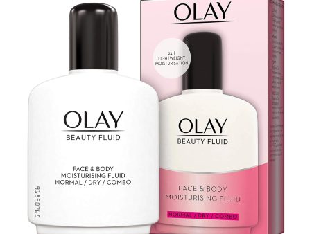 Olay Beauty Fluid Face And Body Moisturiser 200ml Online