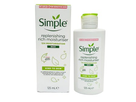 SIMPLE REPLENISHING RICH MOISTURISER 125 ML Discount