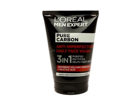 L Oreal Men Expert Pure Carbon 3 in 1 Face Wash 100ml Online Sale