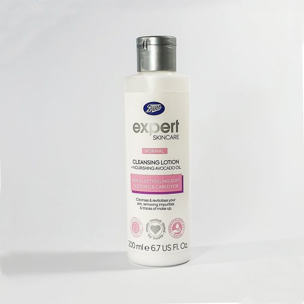 BOOTS EXPERT SKINCARE NORMAL CLEANSING LOTION +NOURISHING AVOCADO OIL 200 ML Cheap