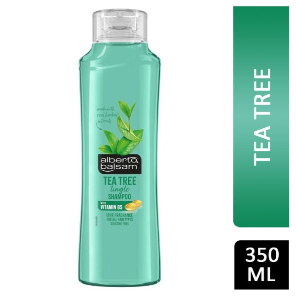 ALBERTO BALSAM TEA TREE TINGLE SHAMPOO 350 ML Online now