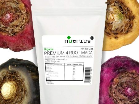 NUTRICS ORGANIC PREMIUM 4 ROOT MACA 60 CAPSULES Discount