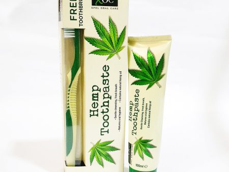 XOC HEMP TOOTHPASTE 100 ML (FREE TOOTHBRUSH) Supply