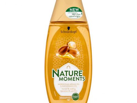 SCHWARZKOPF NATURE MOMENTS MOROCCAN ARGAN OIL & MACADAMIA OIL SHAMPOO 250 ML Supply