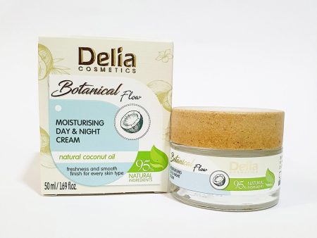 DELIA BOTANICAL FLOW MOISTURISING DAY & NIGHT CREAM 50 ML For Sale