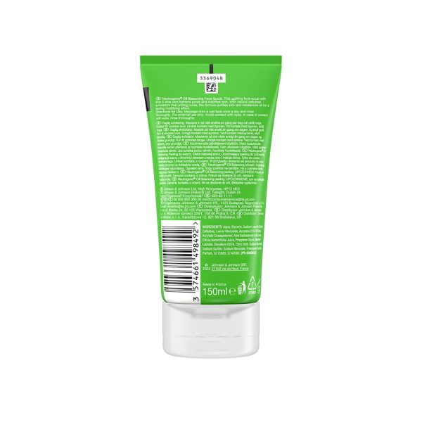 NEUTROGENA OIL BALANCING FACE SCRUB - 150ML on Sale