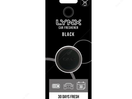 LYNX Black - Mini Vent Air Freshener Online Sale