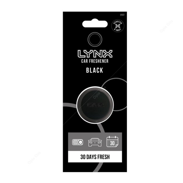 LYNX Black - Mini Vent Air Freshener Online Sale