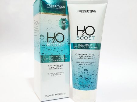 CREIGHTONS H2O BOOST HYALURONIC HOT CLOTH CLEANSER WITH MUSLIN CLOTH 200 ML Online