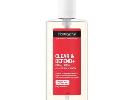 NEUTROGENA CLEAR & DEFEND FACIAL WASH 200 ML Fashion