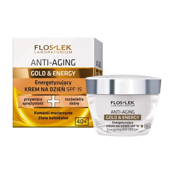 FLOSLEK ANTI-AGEING GOLD & ENERGY ENERGIZING DAY CREAM SPF 15 50 ML Discount